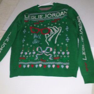 Ugly Sweater Christmas Leslie Jordan from Will and Grace Size: Small NEW